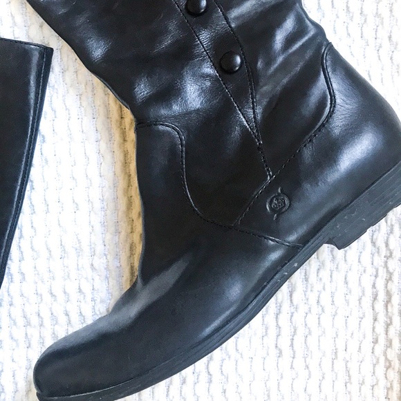 born navy boots
